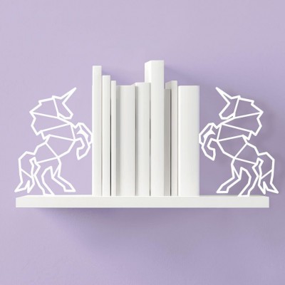 Unicorn Shaped Bookends - Novelty Bookends for the Home or Office   302526880429